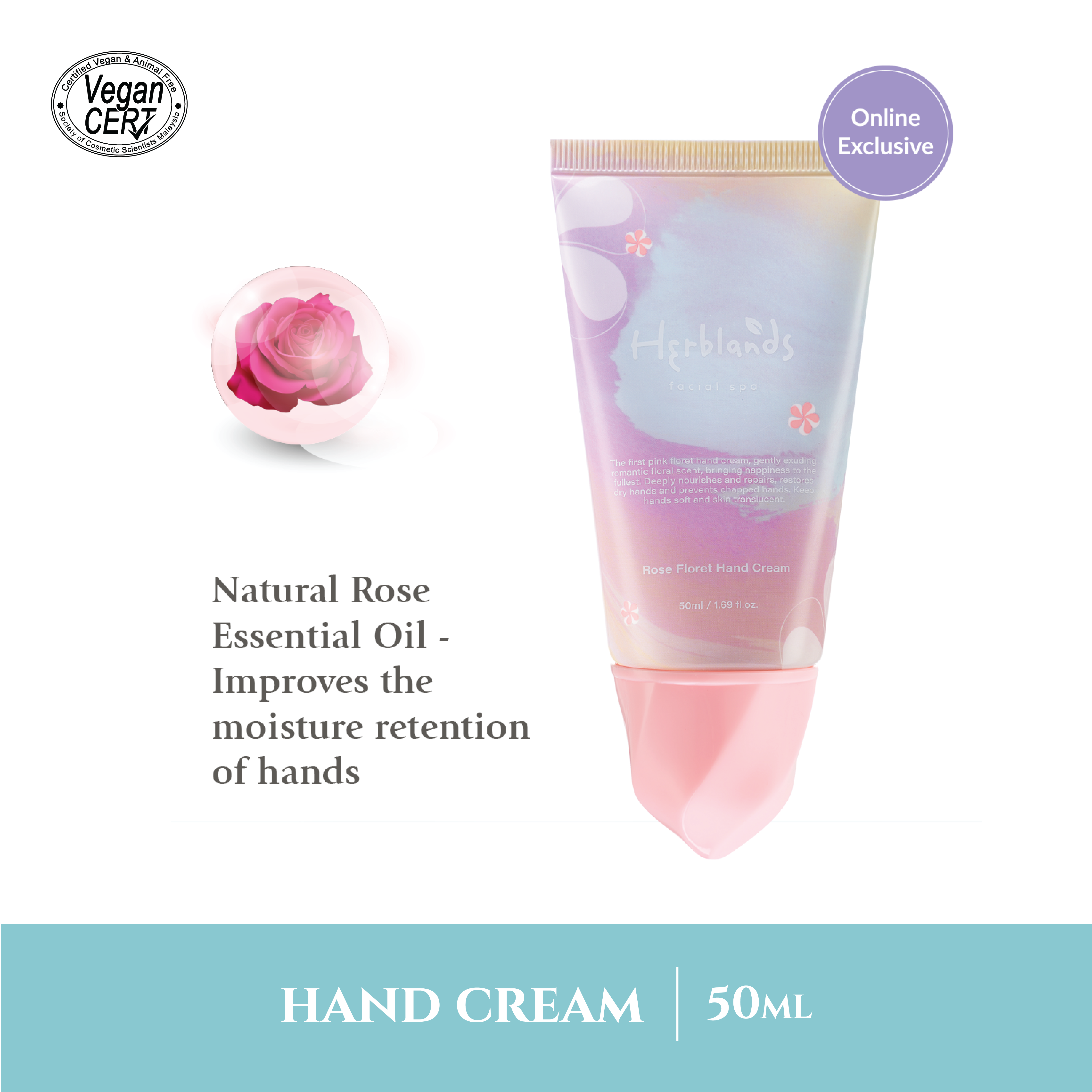 Rose Floret Hand Cream