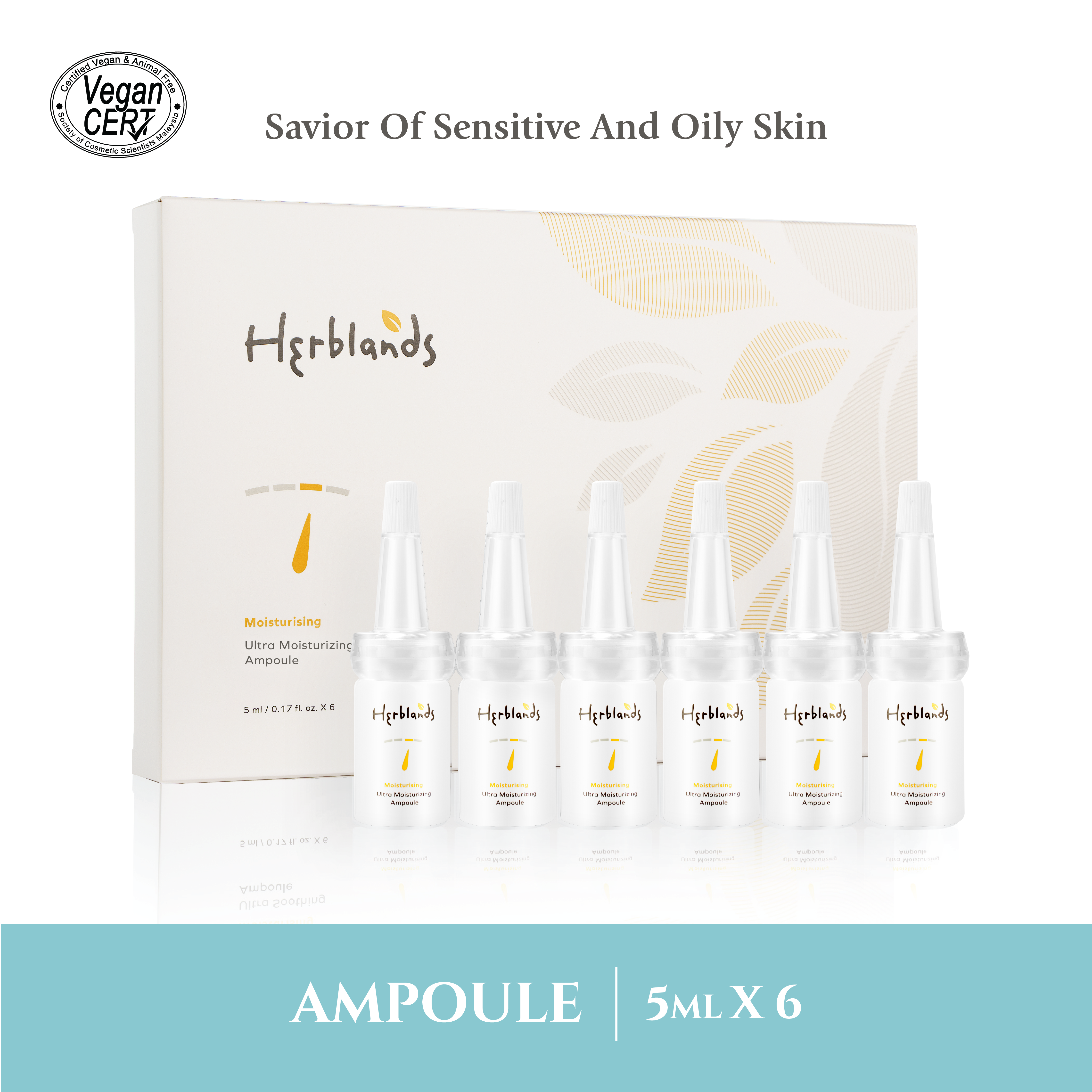 Herblands Ultra Moisturizing Ampoule (Pack of 6)